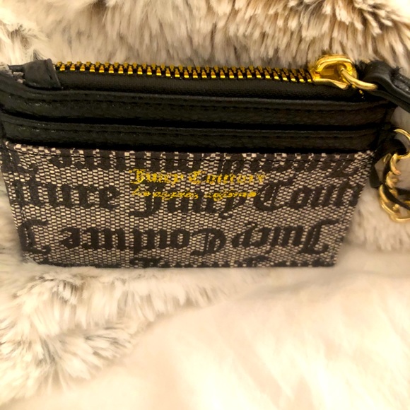 JUICY COUTURE NWT CARD AND COIN HEART ❤️ TO HEART GOTHIC STATUS BLACK - Picture 9 of 9